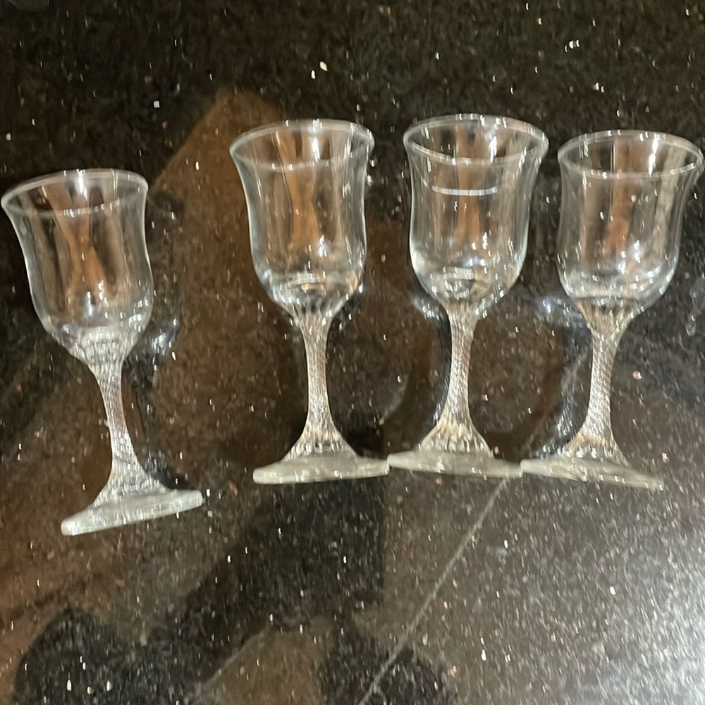 Cordial vintage glasses
